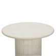 Fafo Beige Indoor/Outdoor Concrete Side Table