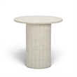 Fafo Beige Indoor/Outdoor Concrete Side Table