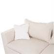 Salty Cream Performance Petite Boucle Outdoor Sofa