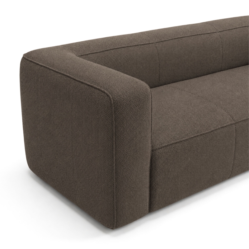 Aurora Rosewood Heavy Basketweave Sofa