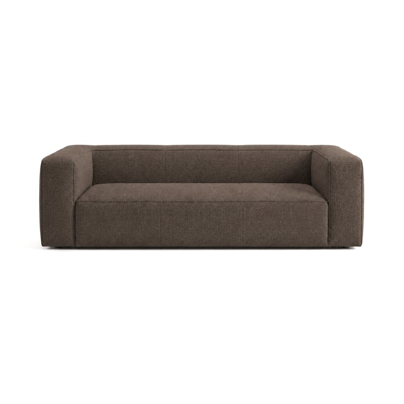 Aurora Rosewood Heavy Basketweave Sofa