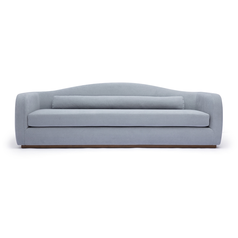 Camille Baby Blue Performance Velvet Sofa