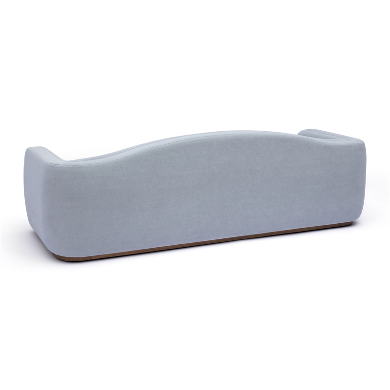 Camille Baby Blue Performance Velvet Sofa