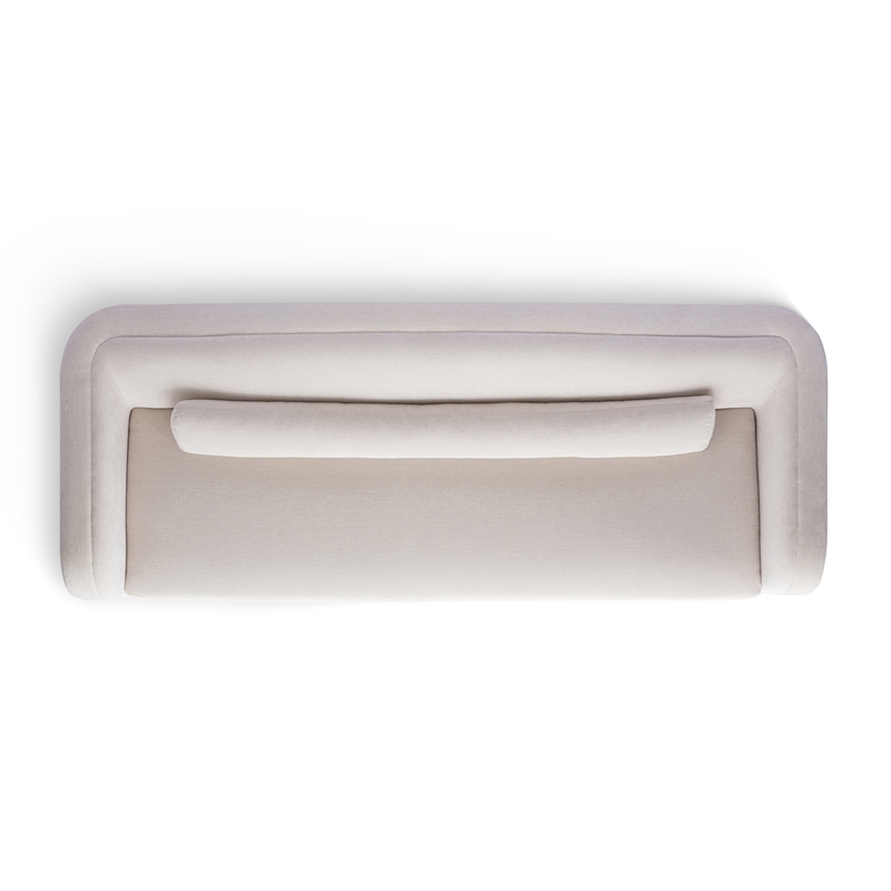 Camille Cream Performance Linen Chenille Sofa