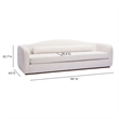Camille Cream Performance Linen Chenille Sofa