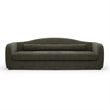 Camille Green Performance Linen Chenille Sofa
