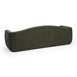 Camille Green Performance Linen Chenille Sofa