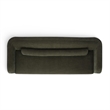 Camille Green Performance Linen Chenille Sofa