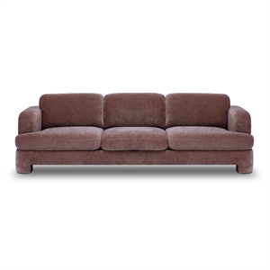 Halsey Brown Textured Fabric Sofa