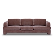 Halsey Brown Textured Fabric Sofa