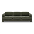 Halsey Forest Green Textured Fabric Sofa