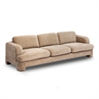 Halsey Tan Textured Fabric Sofa