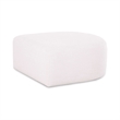Gorge Cream Performance Fabric Ottoman