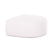 Gorge Cream Performance Fabric Ottoman