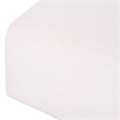 Gorge Cream Performance Fabric Ottoman