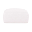 Gorge Cream Performance Fabric Ottoman