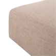 Gorge Tan Performance Fabric Ottoman