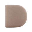 Gorge Tan Performance Fabric Ottoman