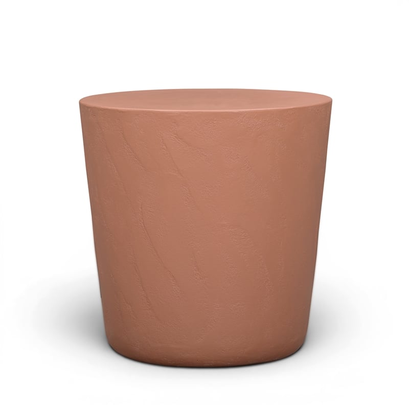 Margot Red Terracotta Indoor/Outdoor Concrete Stool