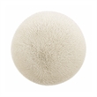 Pucker Natural Contract-Grade Vegan Shearling Ottoman