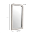 Heidi Neutral Floral Jacquard Mirror