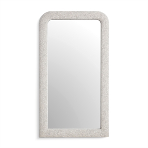 Heidi Neutral Floral Jacquard Mirror