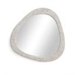 Klaryss Neutral Floral Jacquard Mirror