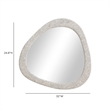 Klaryss Neutral Floral Jacquard Mirror