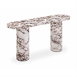 Darcy Faux Breccia Capraia Indoor/Outdoor Console Table