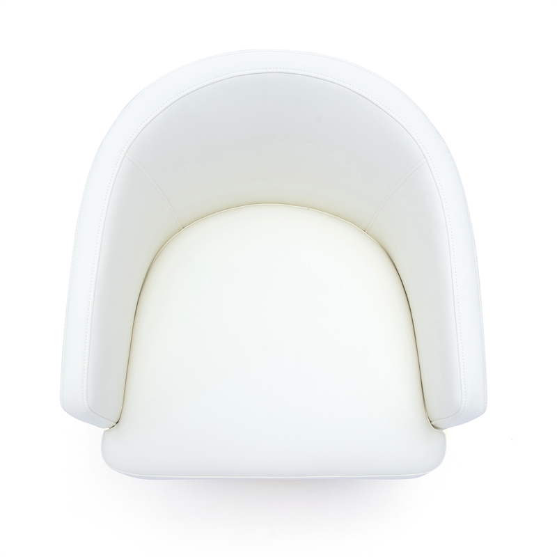 Kristen Cream Performance Vegan Leather Desk Chair
