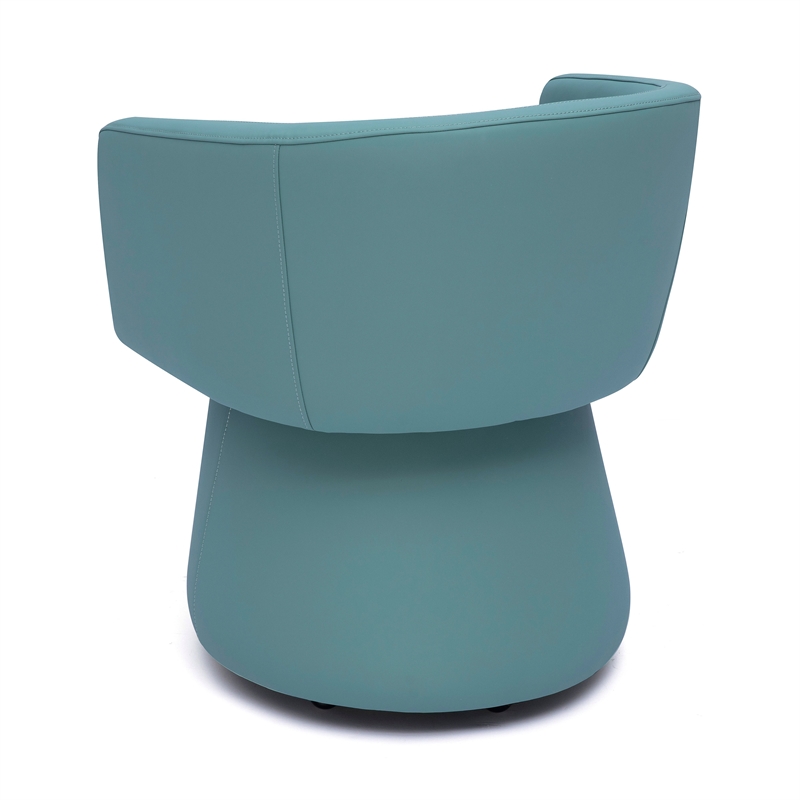 Kristen Seafoam Green Performance Vegan Leather Desk Chair