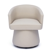 Kristen Taupe Performance Vegan Leather Desk Chair