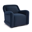 Charli Dark Blue Performance Velvet Accent Chair