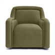 Charli Olive Green Performance Velvet Accent Chair
