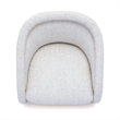 Clarke Cream Heavy Performance Boucle Swivel Accent Chair