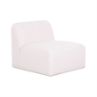 Gorge Cream Performance Fabric Armless Chair