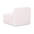 Gorge Cream Performance Fabric Armless Chair
