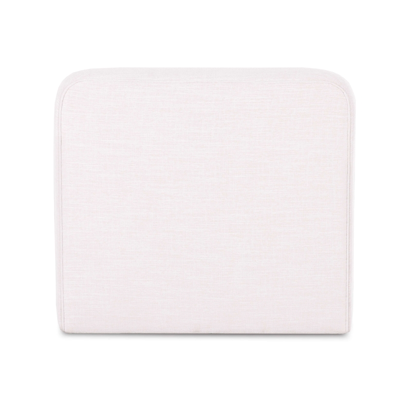 Gorge Cream Performance Fabric Armless Chair