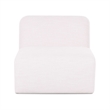 Gorge Cream Performance Fabric Armless Chair