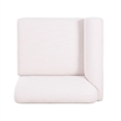 Gorge Cream Performance Fabric Left Armchair