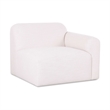 Gorge Cream Performance Fabric Right Armchair