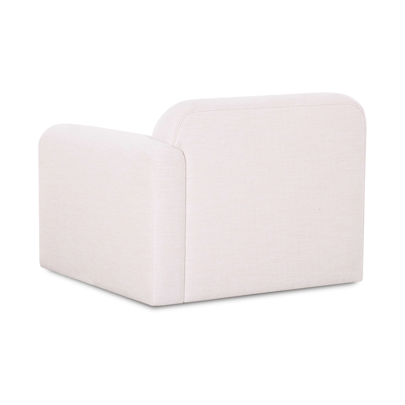 Gorge Cream Performance Fabric Right Armchair