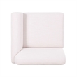 Gorge Cream Performance Fabric Right Armchair