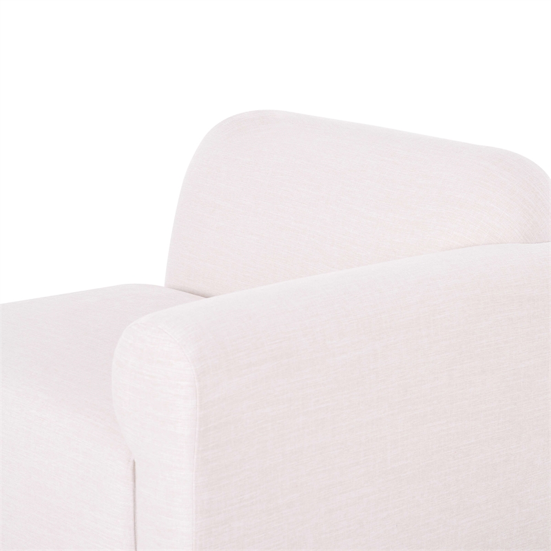 Gorge Cream Performance Fabric Right Armchair