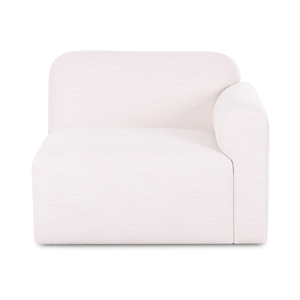 Gorge Cream Performance Fabric Right Armchair