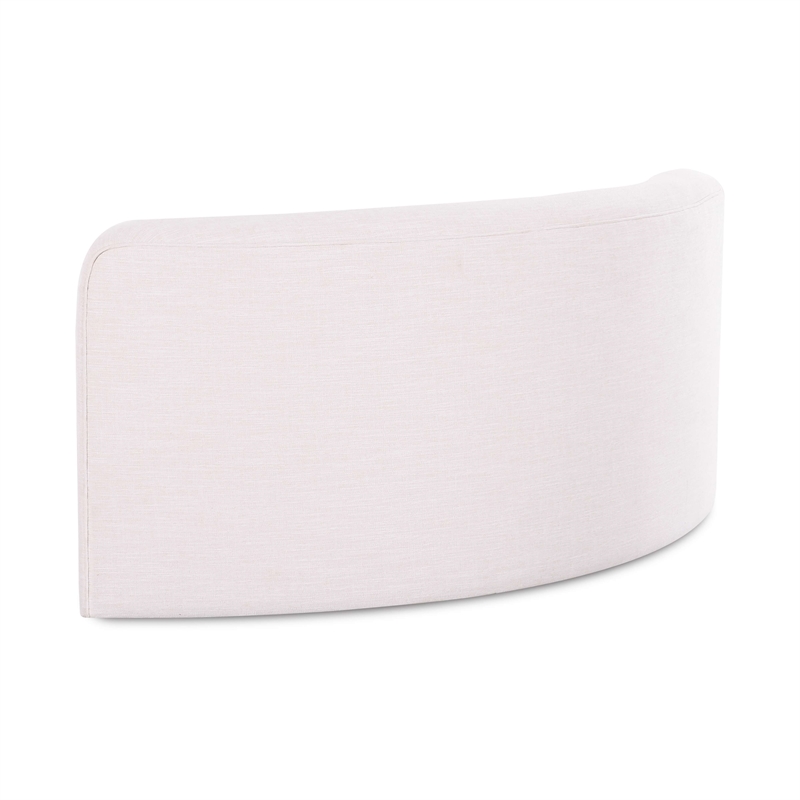 Gorge Cream Performance Fabric Wedge