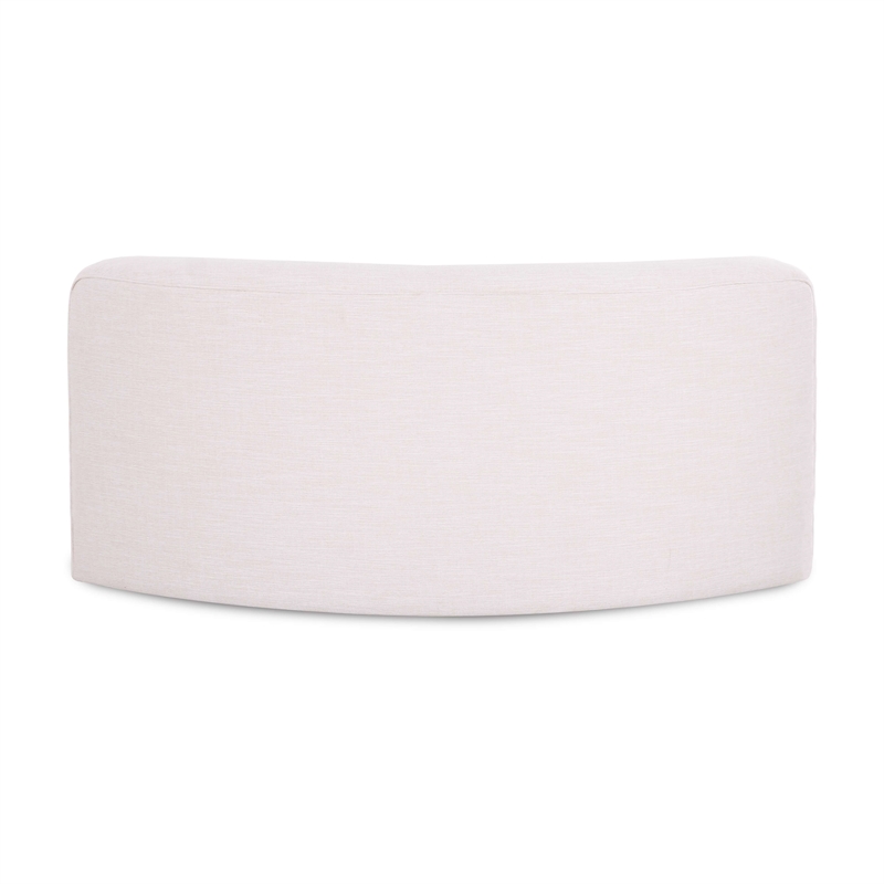 Gorge Cream Performance Fabric Wedge