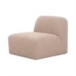 Gorge Tan Performance Fabric Armless Chair
