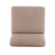 Gorge Tan Performance Fabric Armless Chair