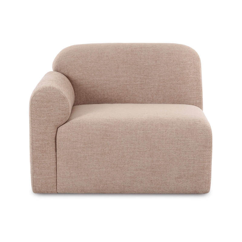 Gorge Tan Performance Fabric Left Armchair
